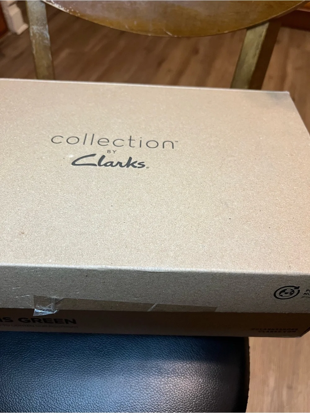 Clarks Men's Bradley Walk Dark Brown Tumbled Leather Oxford 13W New in box